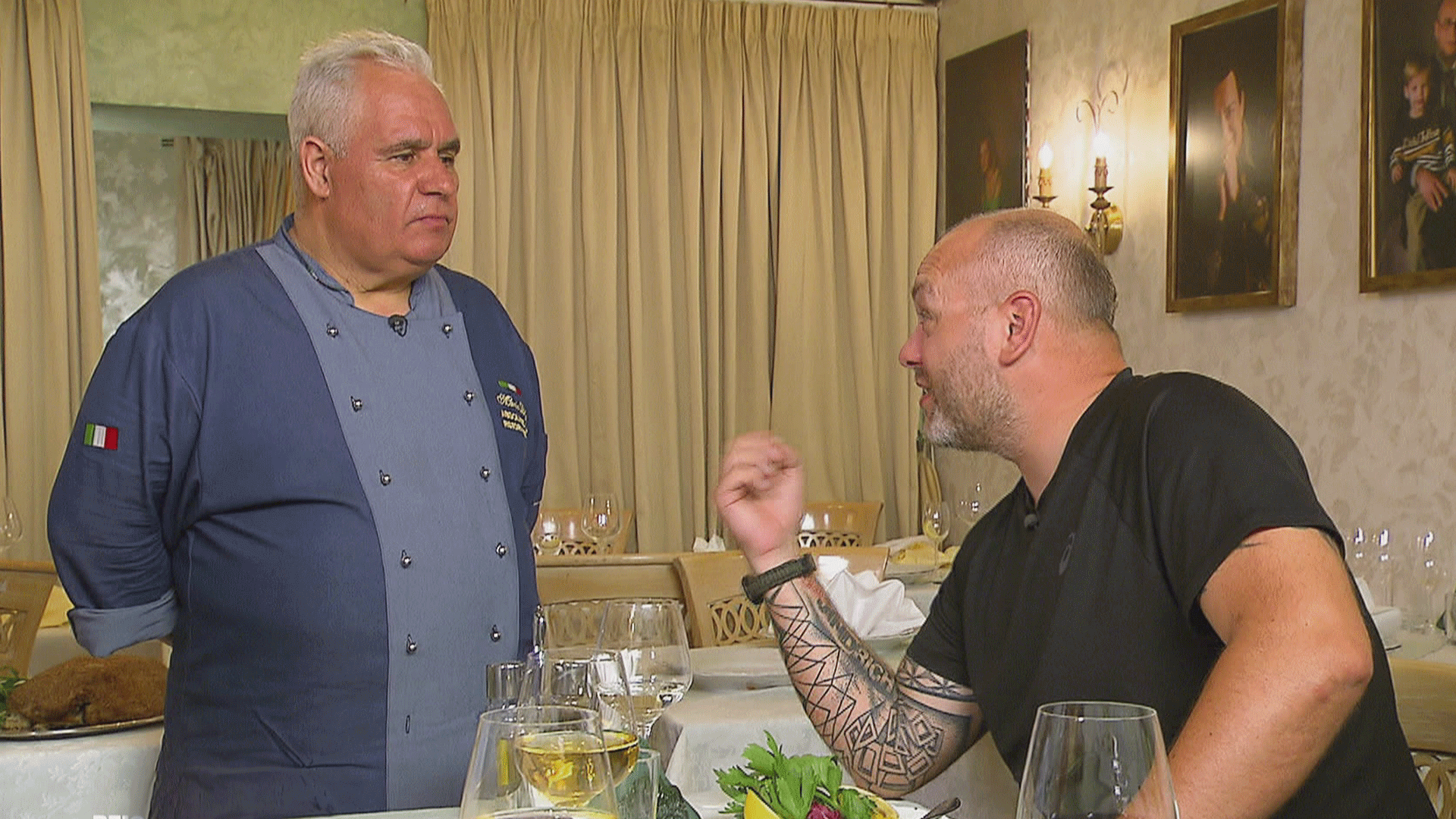 Prominenten Besuch im "Capri"