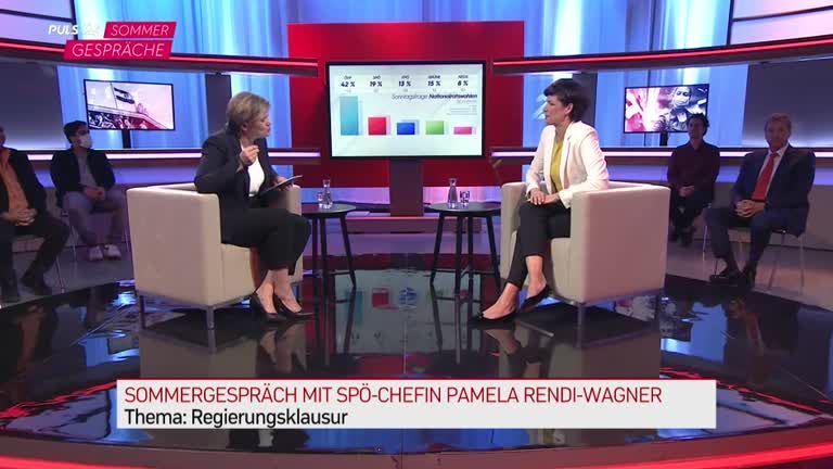 Sommergespräch mit Pamela Rendi-Wagner
