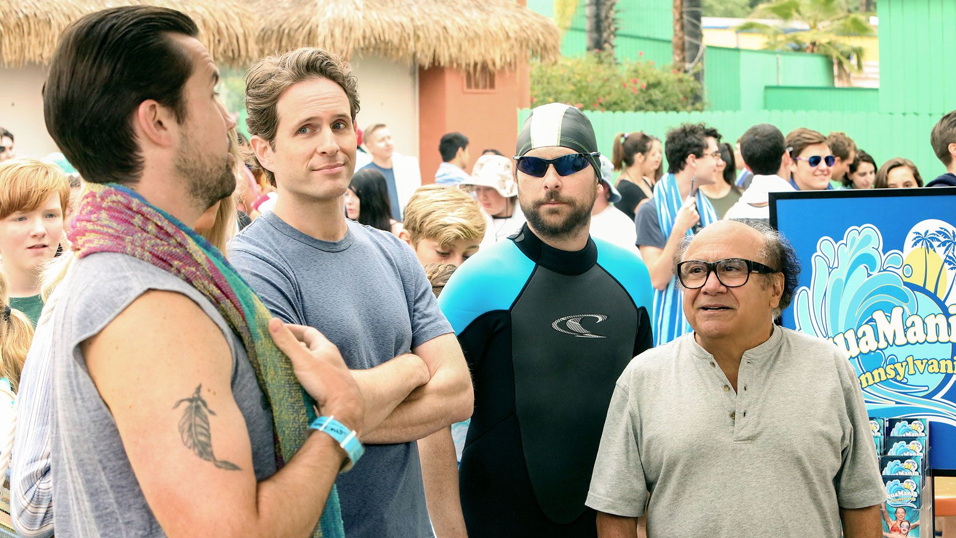 Die Clique fährt zum Wasserpark