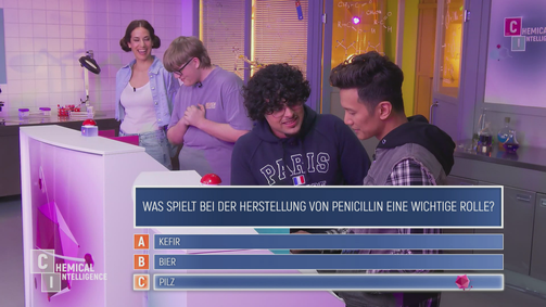 C.I. - Chemical Intelligence: Das Quiz, das Wissen schafft C.I. - Chemical Intelligence: Das Quiz, das Wissen schafft - Staffel 01 Folge 1: Chemische Verbindungen