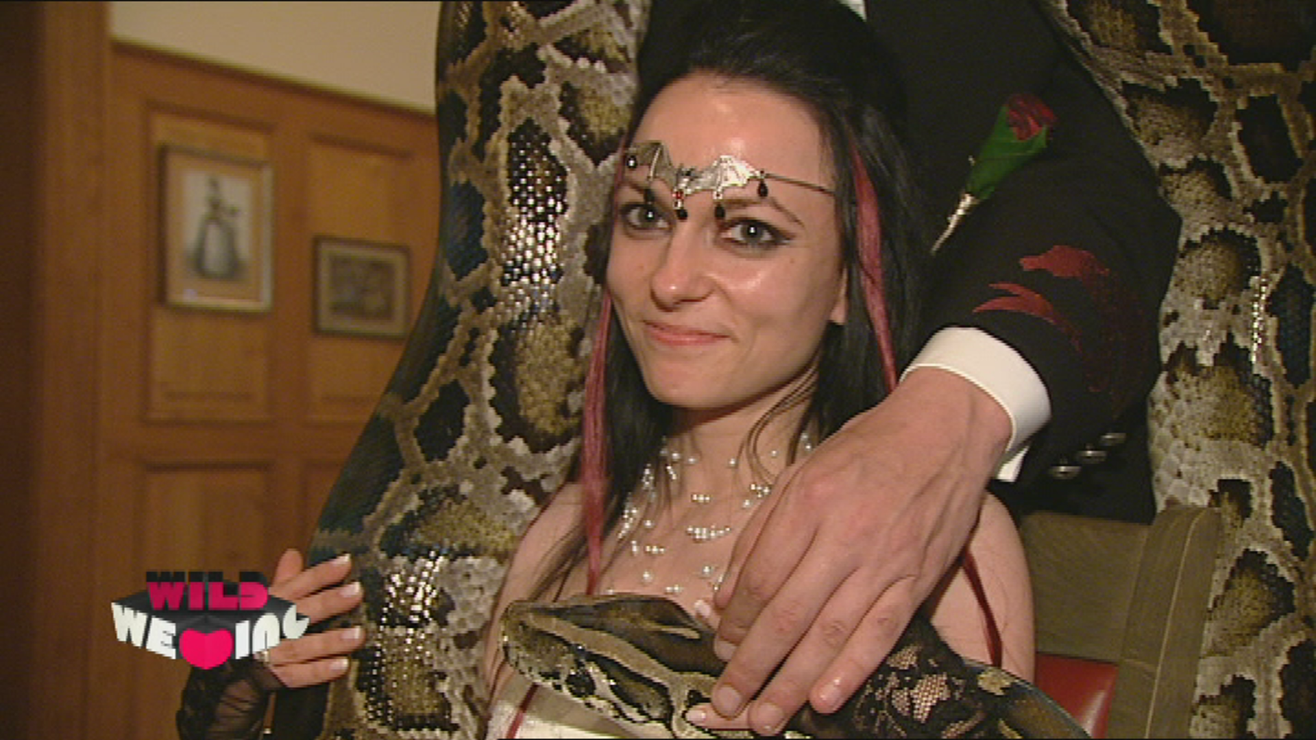 Tierische Gothic-Hochzeit