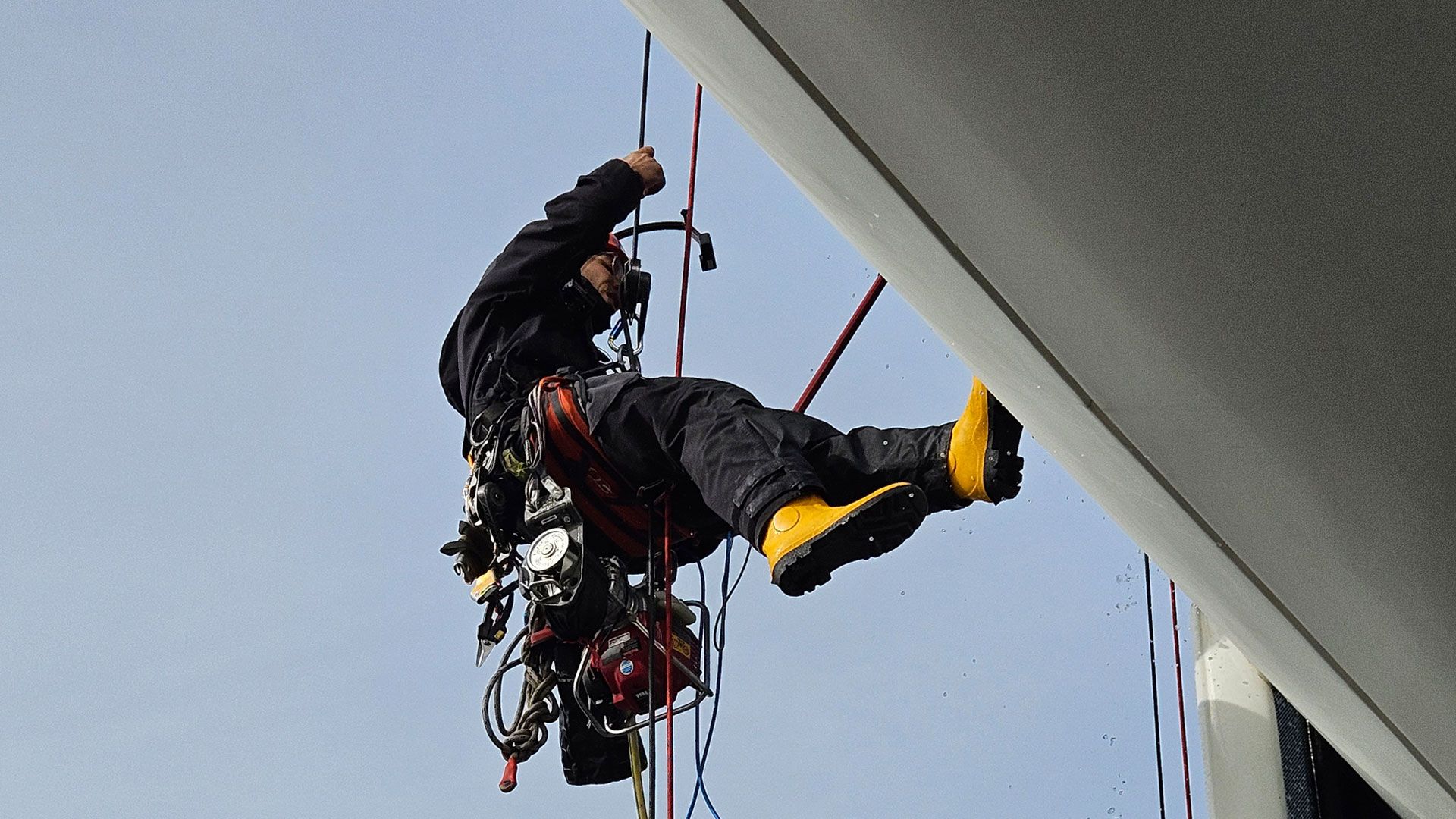 Thema u.a.: Fensterputzer Elbphilharmonie Hamburg
