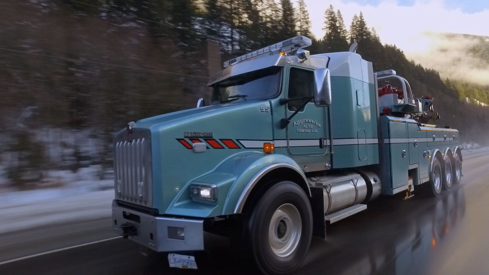 Abschleppen mit dem Nachwuchs