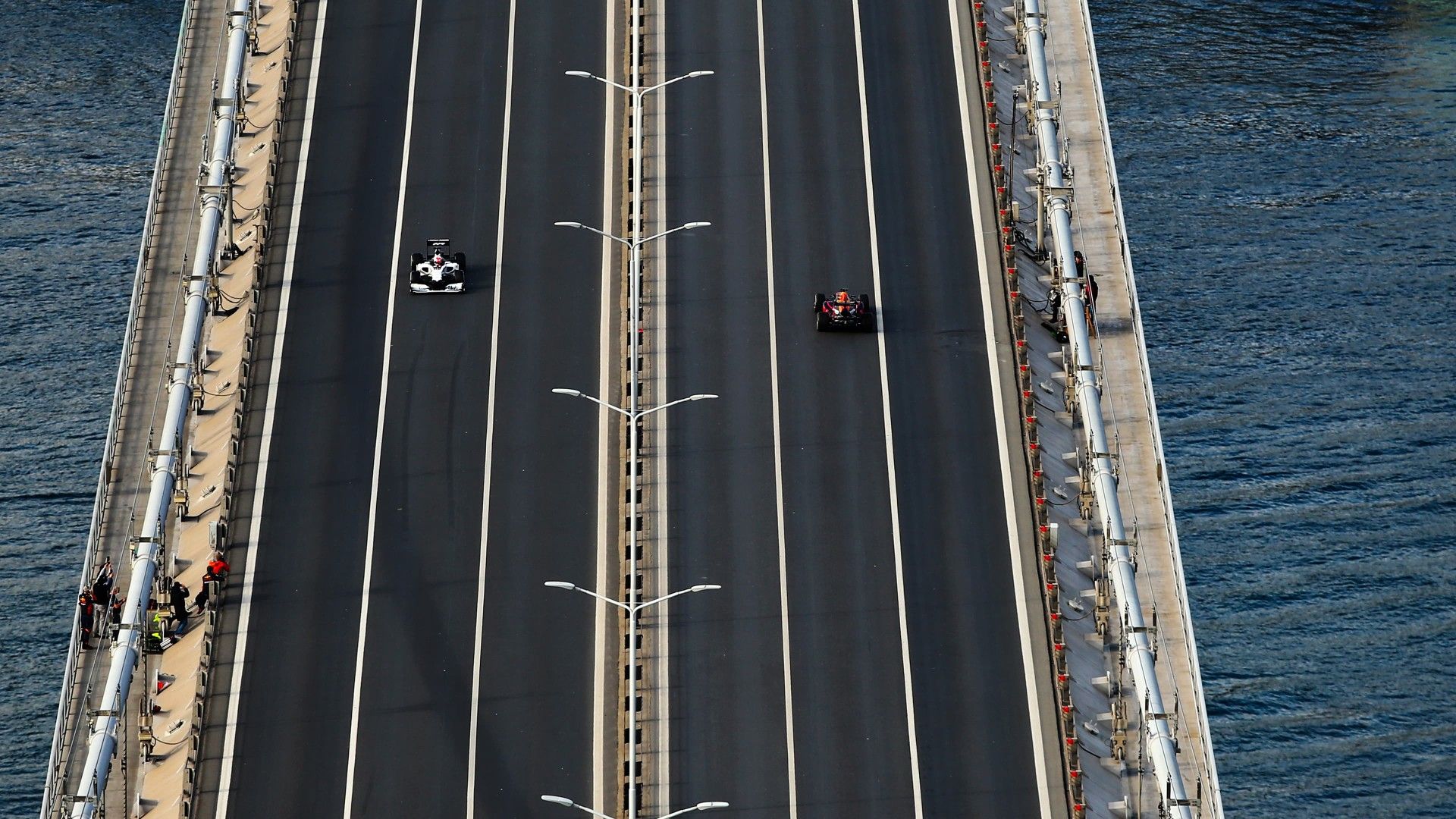 Pierre Gasly und Alex Albon in Istanbul