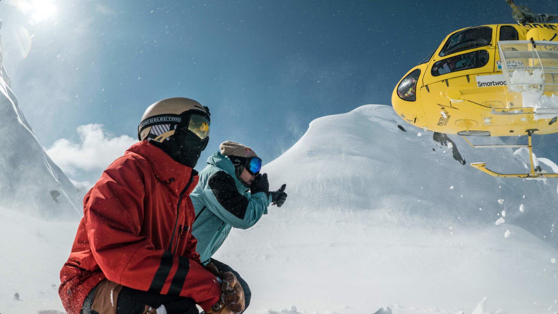 Wintersport-Doku: Alaska - Surf- und Snow Heli-Session