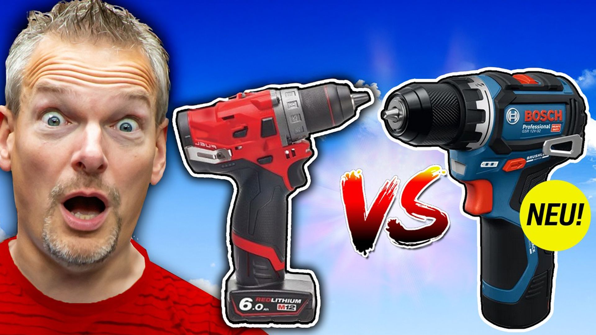 BOSCH BLAMAGE? Neuer Bosch GSR 12V 32 Akkuschrauber gegen kompakten Milwaukee M12