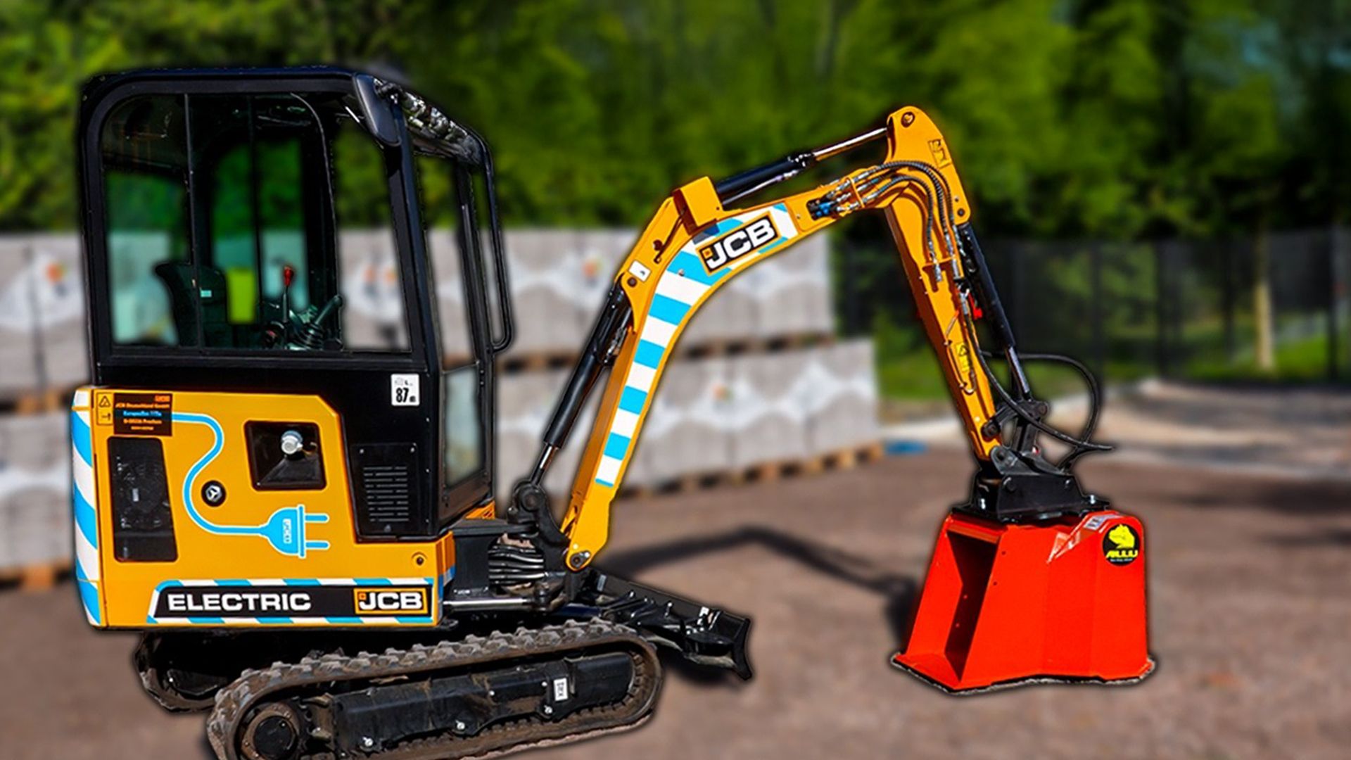 Mein erster Elektro Bagger! Ich hole meinen JCB E-Minibagger ab