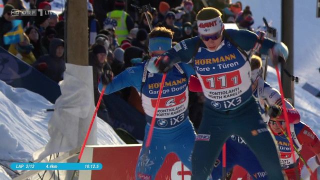 Biathlon-Weltcup in Kontiolahti: Herren Staffel