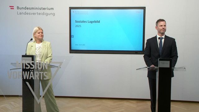 Präsentation des "Sozialen Lagebildes 2025" des Bundesheeres
