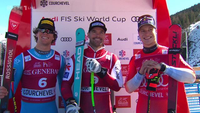 Skiweltcup: Abfahrt der Herren Courchevel