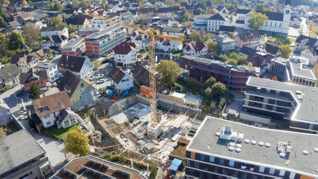 Österreich-Bild aus dem Landesstudio Vorarlberg: Ein Dorf rückt zusammen - Leuchtturmprojekt "Am Garnmarkt" in Götzis