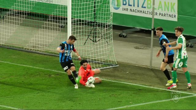 Fußball 2. Liga: Rapid II - Amstetten (in voller Länge)