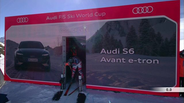 Skiweltcup: Abfahrt der Herren Courchevel (ab Startnummer 52)