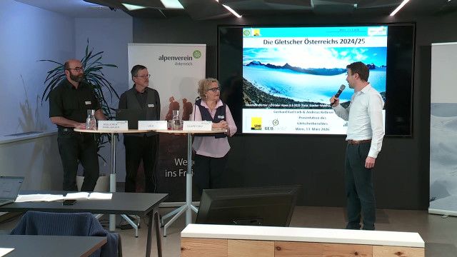 Pressekonferenz des Österreichischen Alpenvereins: "Gletscherbericht"