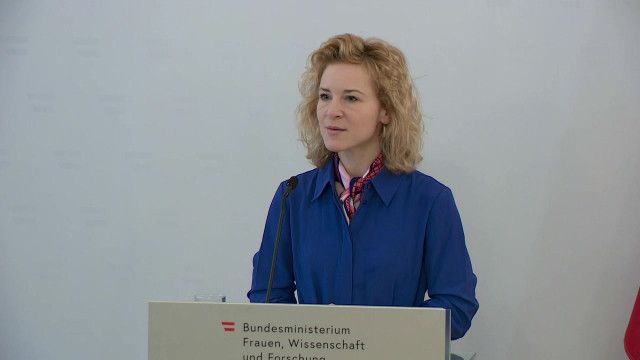 Pressekonferenz von Frauenministerin Holzleitner zum Weltfrauentag