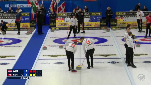 Curling-EM: Österreich - Schweiz aus Lohja