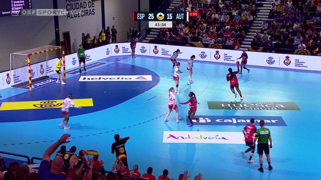 Handball EM-Qualifikation der Damen: Spanien - Österreich aus Algeciras (2. Halbzeit)