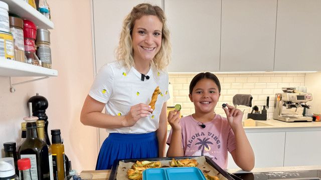 Meine Jausenbox: Pesto-Zucchini-Pizzastangerl