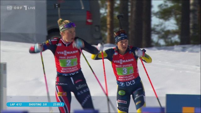 Biathlon Weltcup Kontiolahti: Damen Staffel