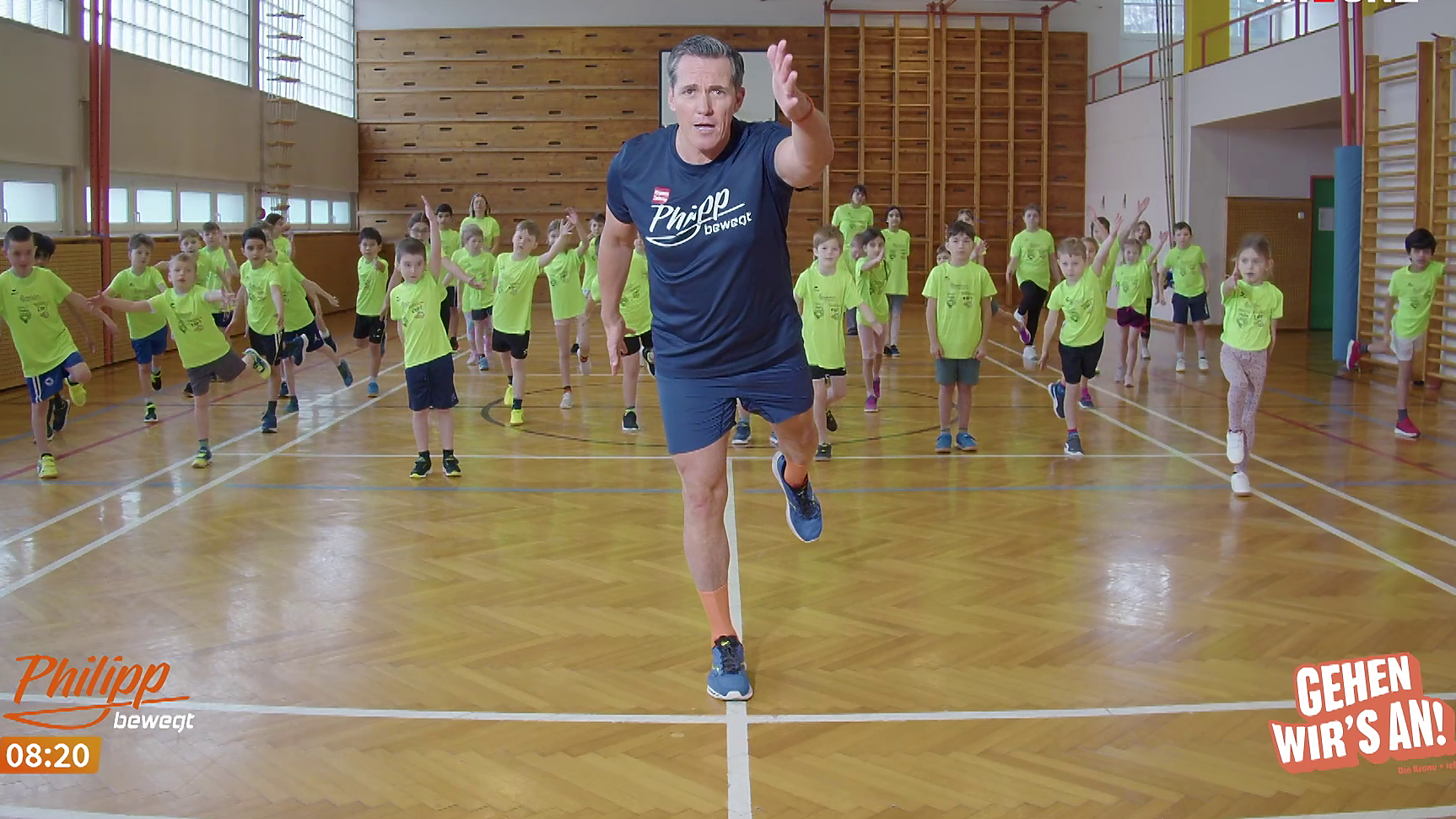 Power pur am Mittwoch: Philipp bewegt die Volksschule Hönigsberg