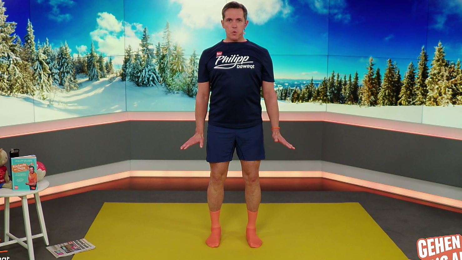 Neue Bewegungswoche mit Fit- und Muntermacher Philipp