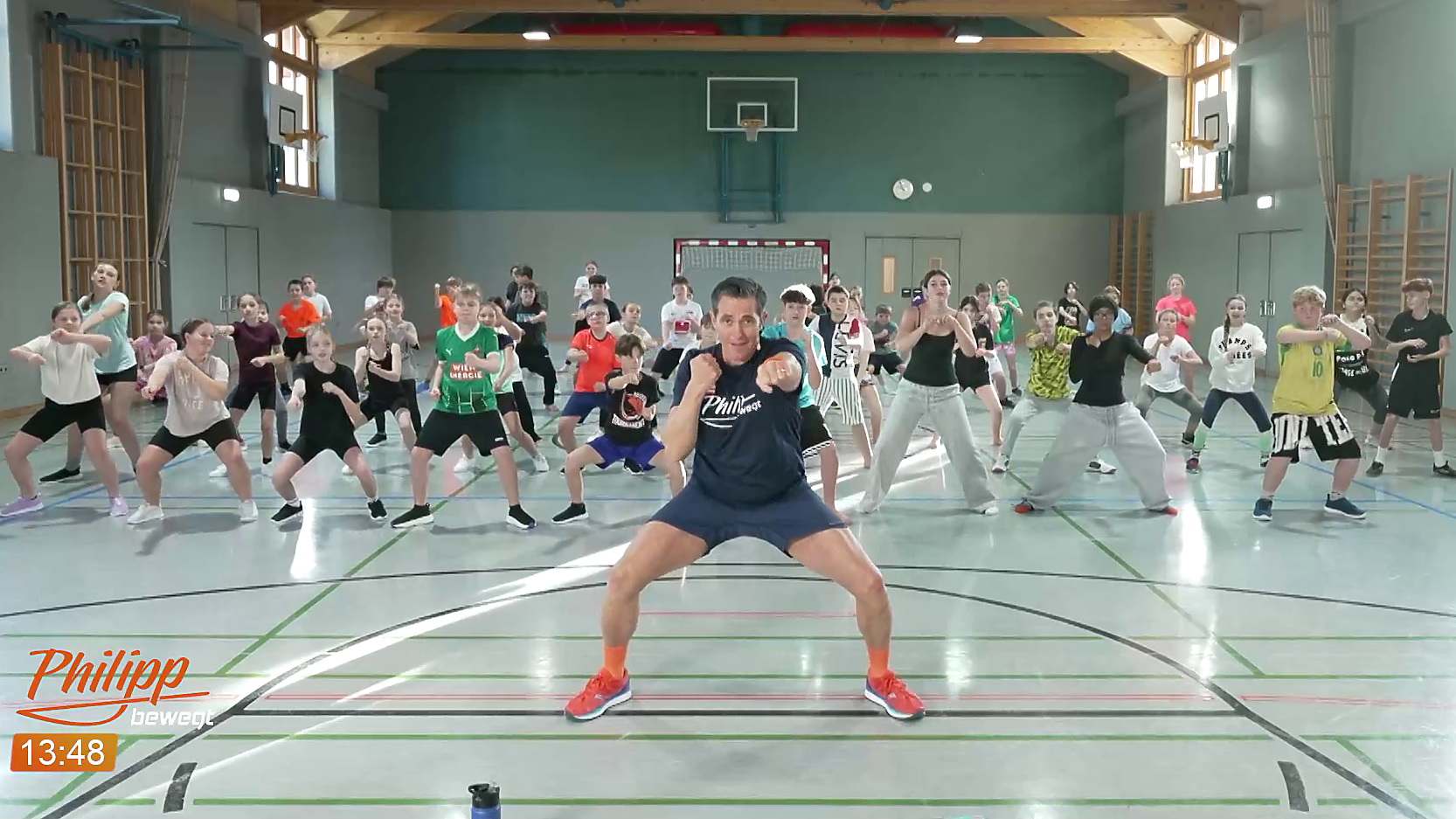 Philipp bewegt die Mittelschule Eichgraben am Mittwoch