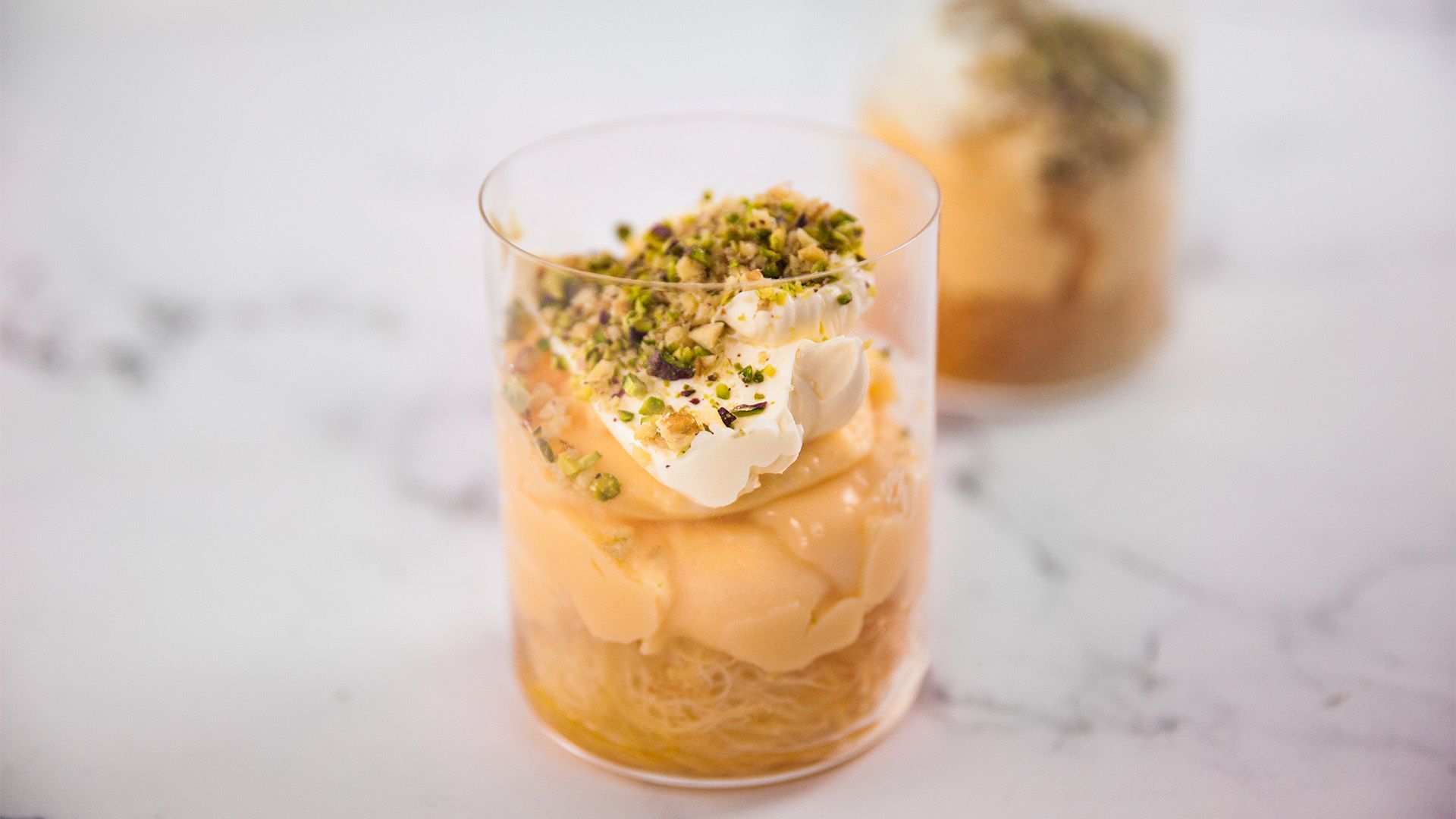 Dessert nach griechischer Art