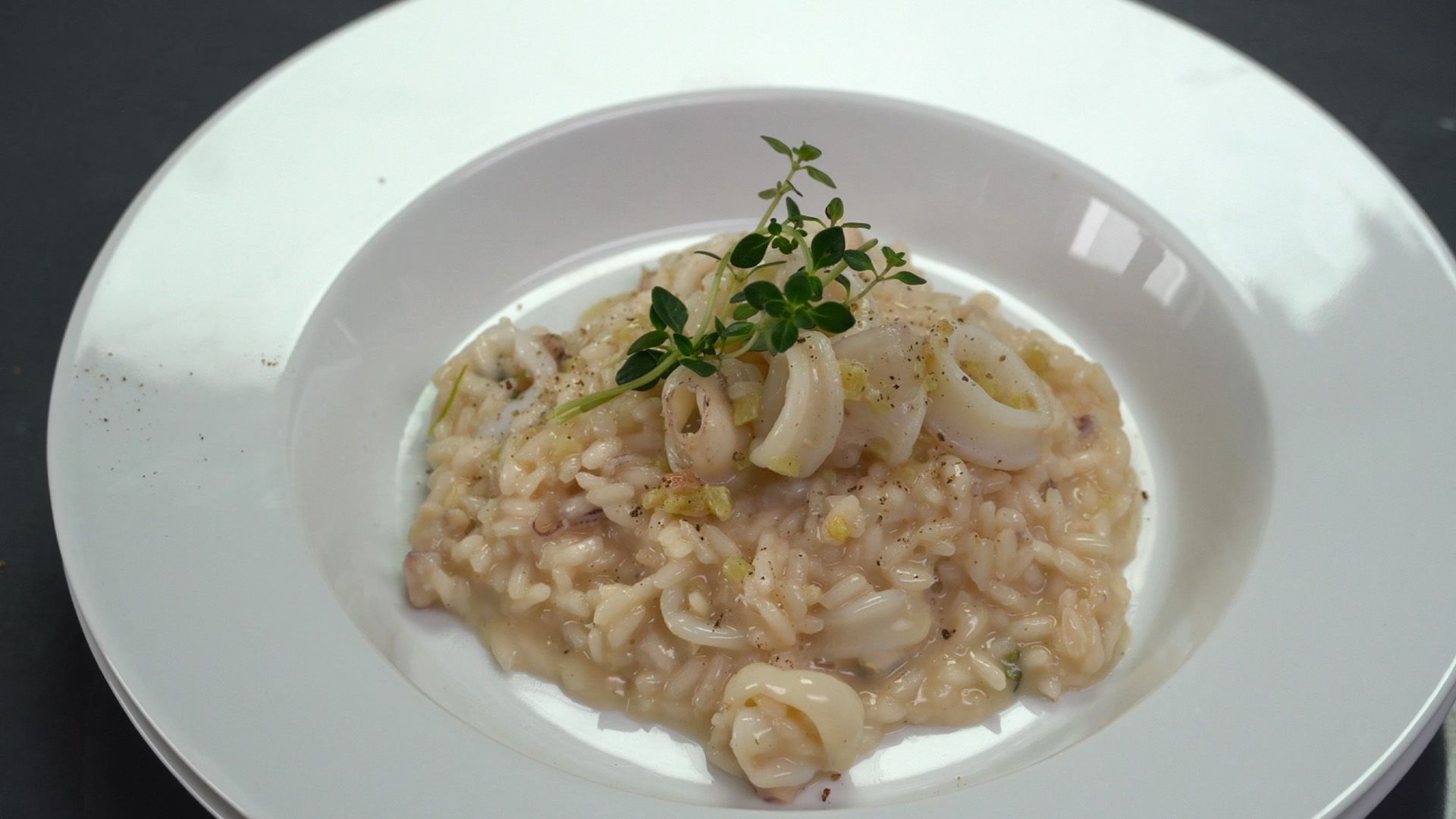 Risotto mit Kalmar