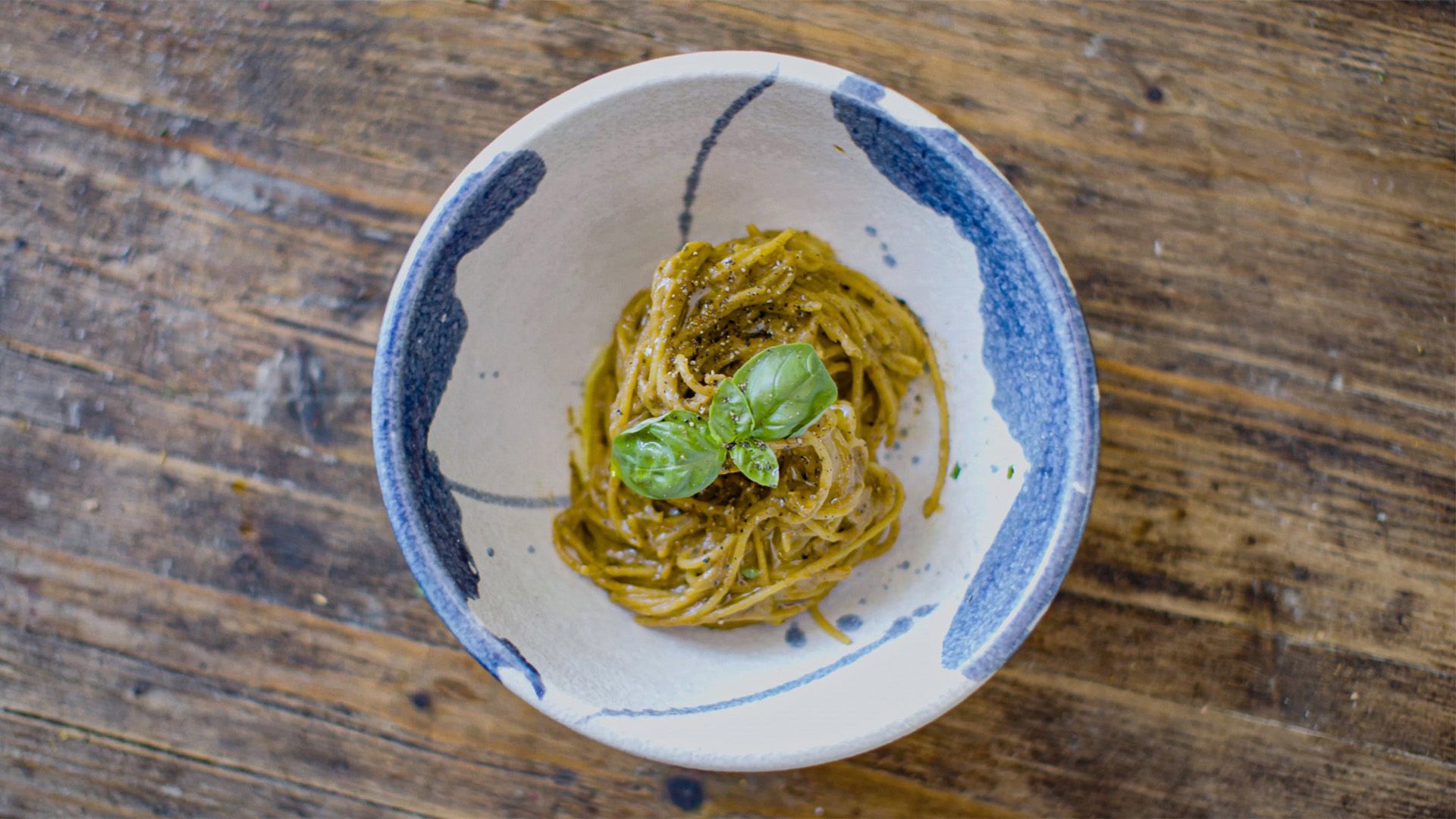 Cremige Paprika-Auberginen-Pasta