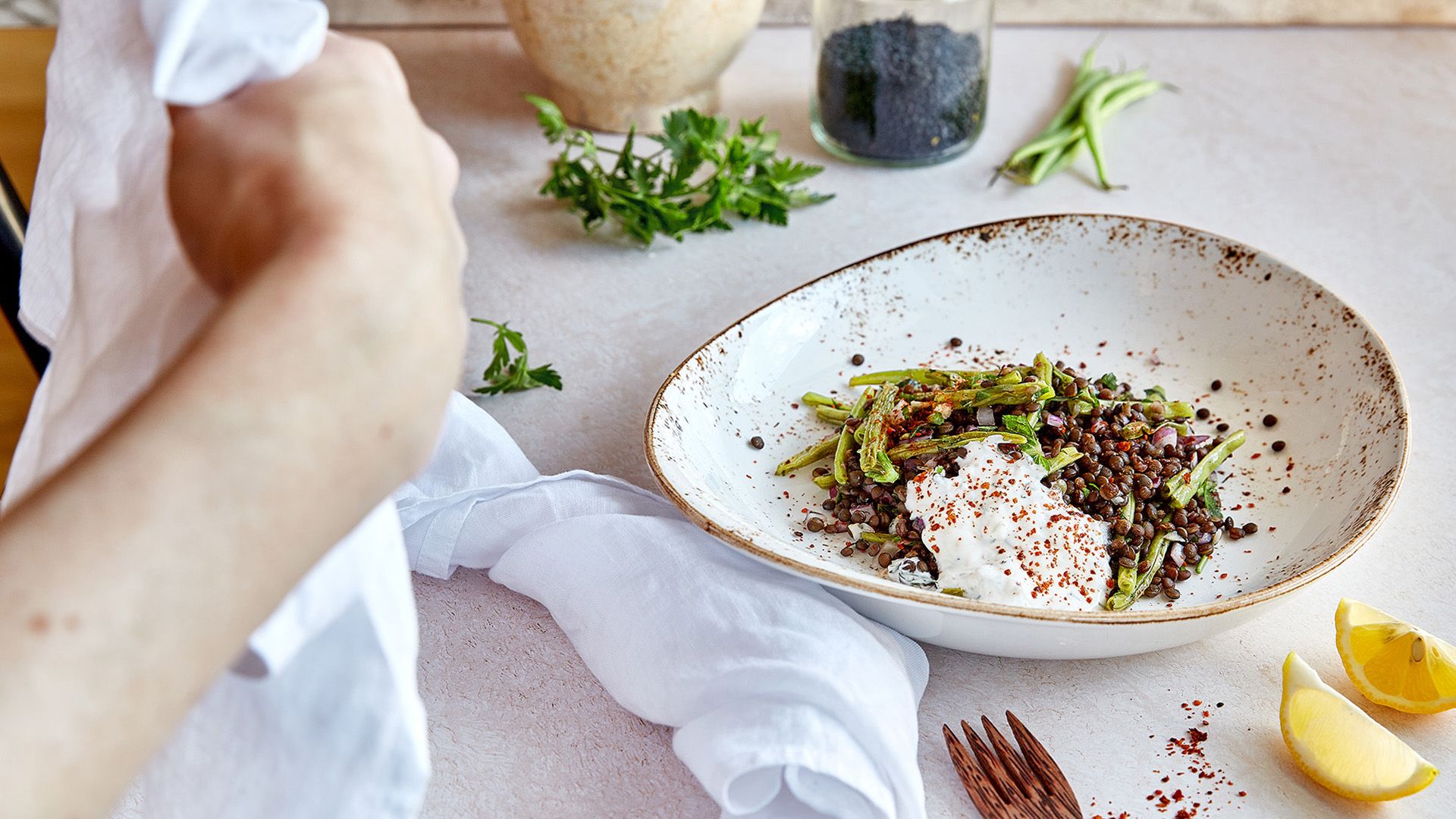 Genialer Linsensalat (Meal Prep Rezept)