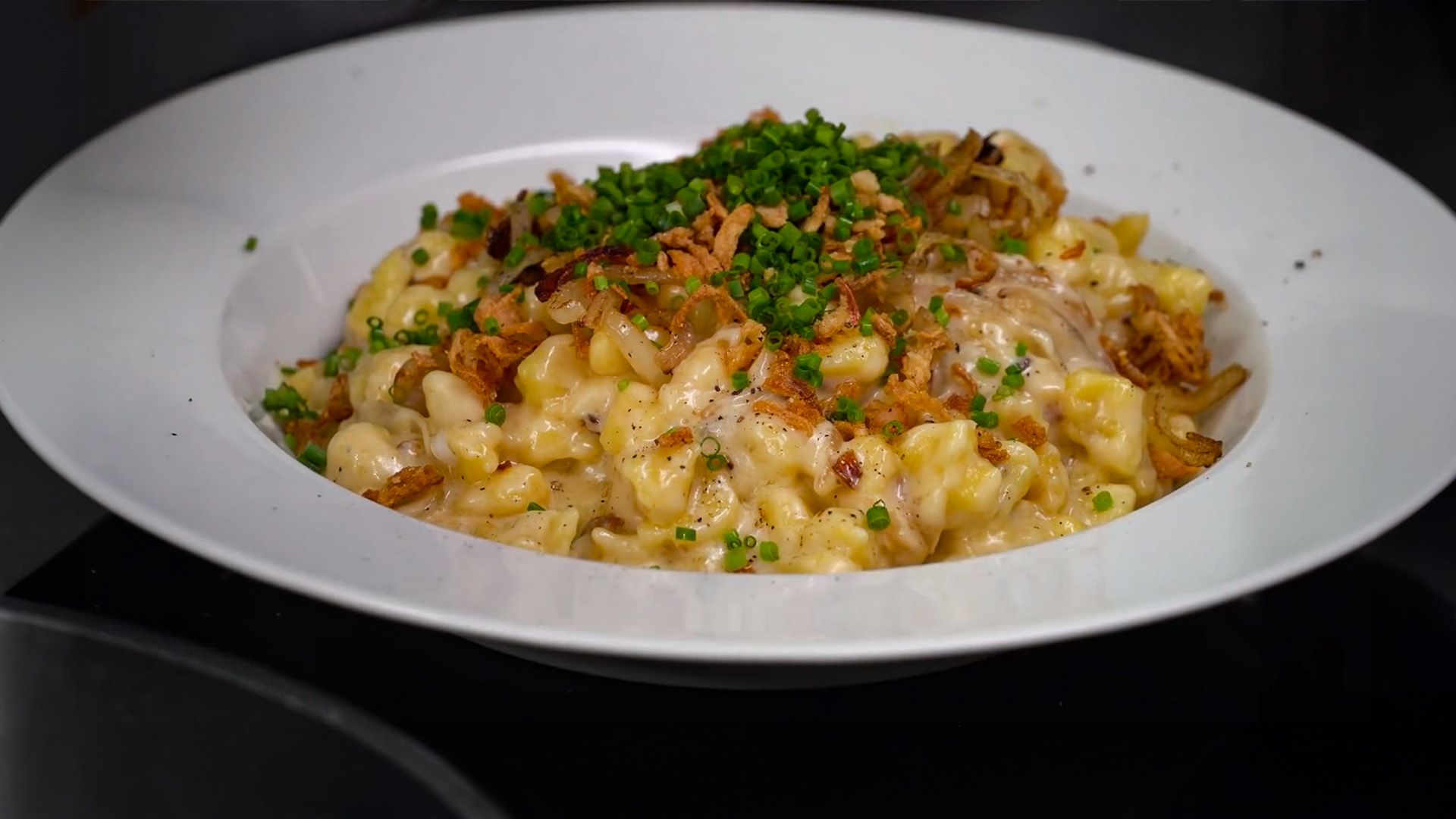 Käsespätzle/Kaasspatzn