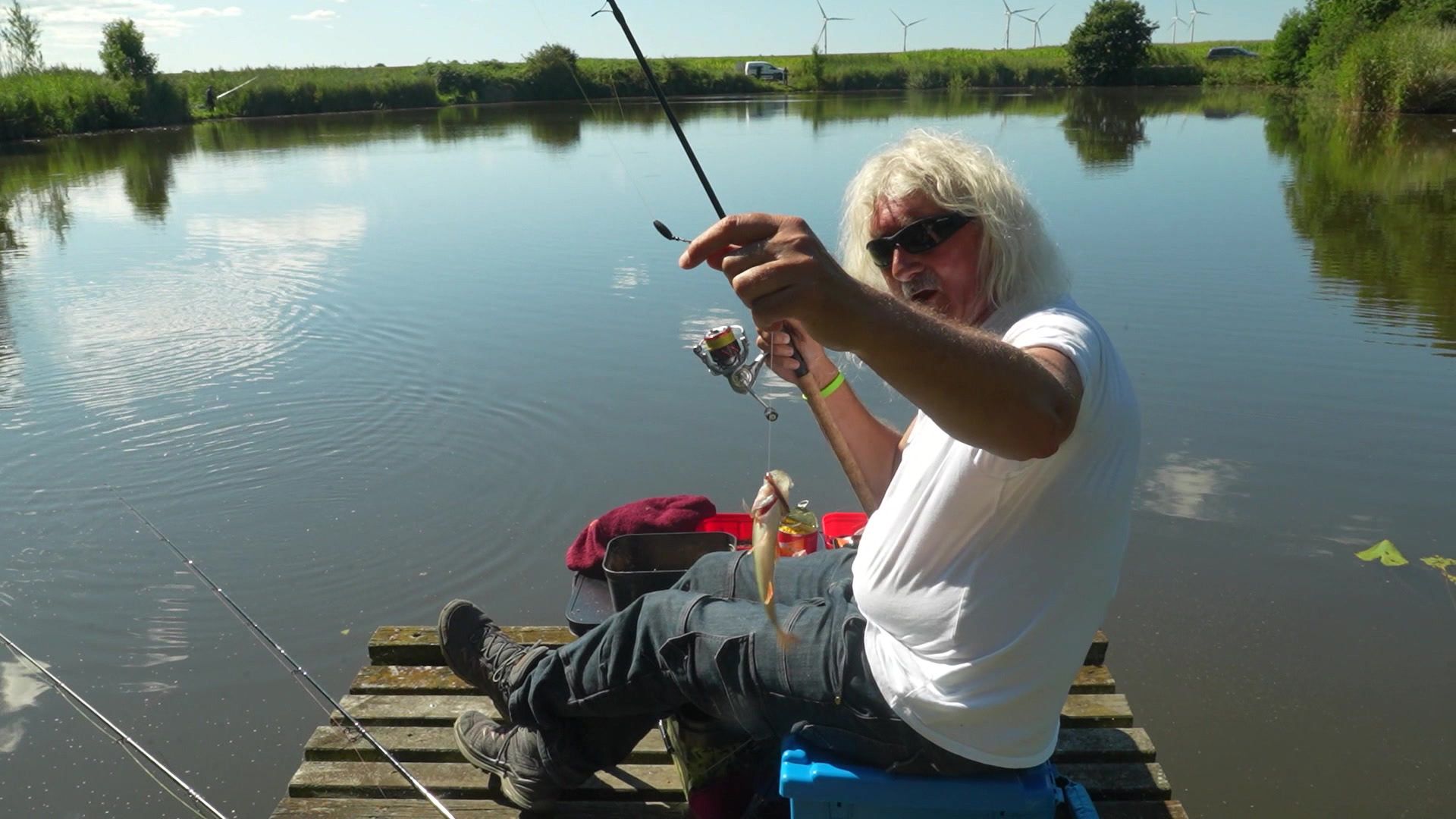 Vereinsangeln bei Bullenhitze