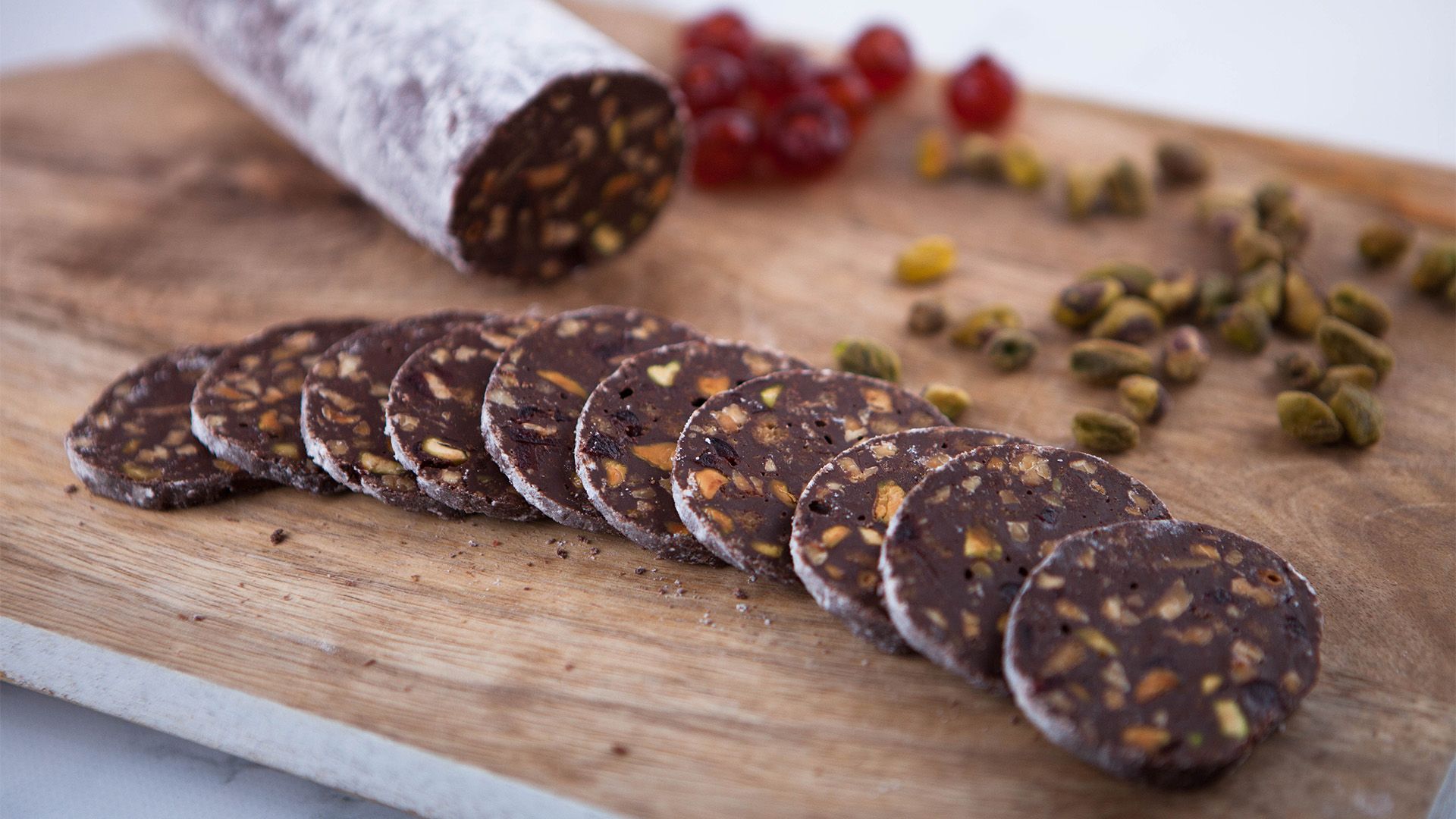 Süße Schokoladensalami