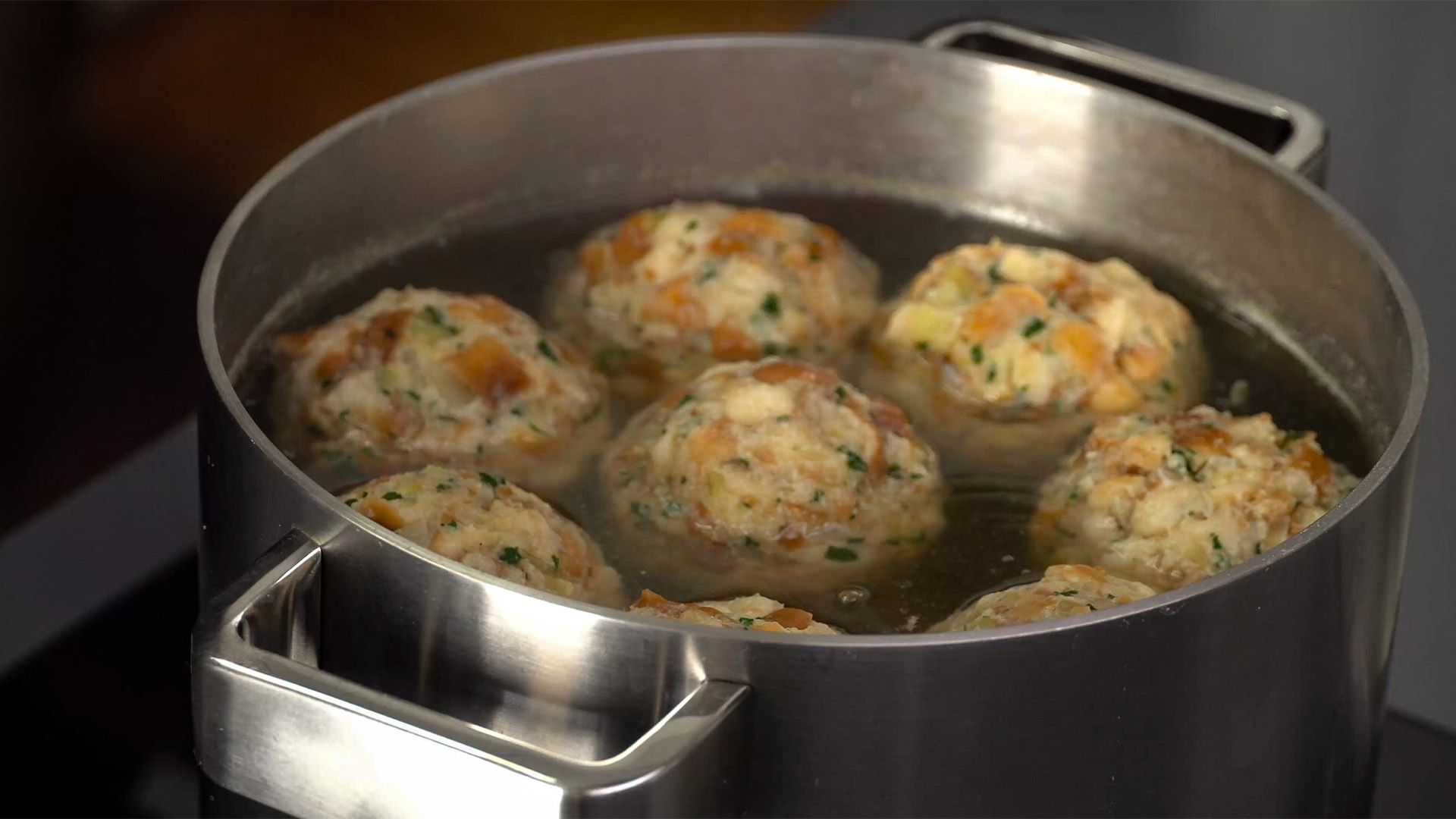Brezenknödel, der Oktoberfestsnack