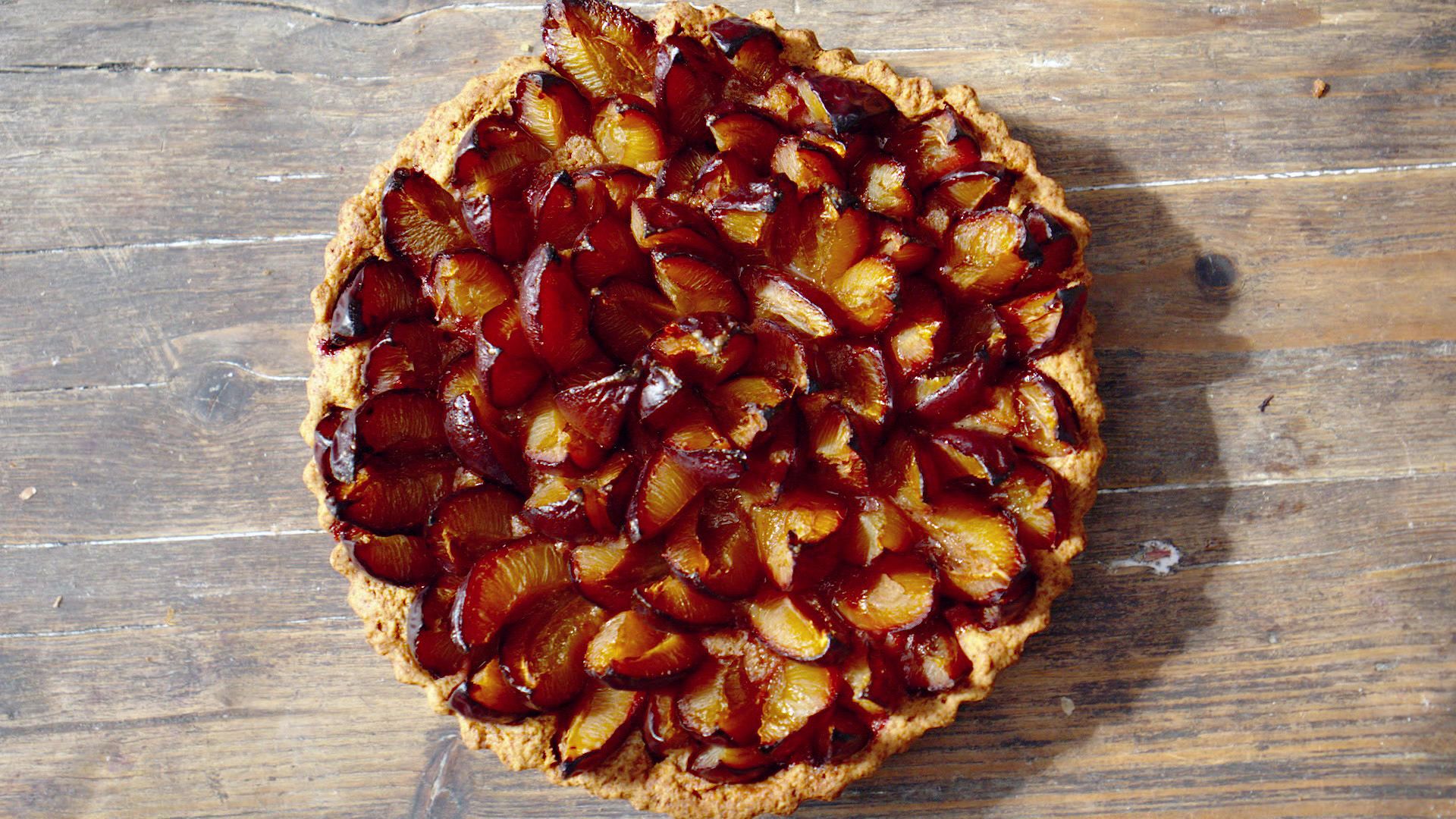 Zwetschgendatschi mit Mürbeteig