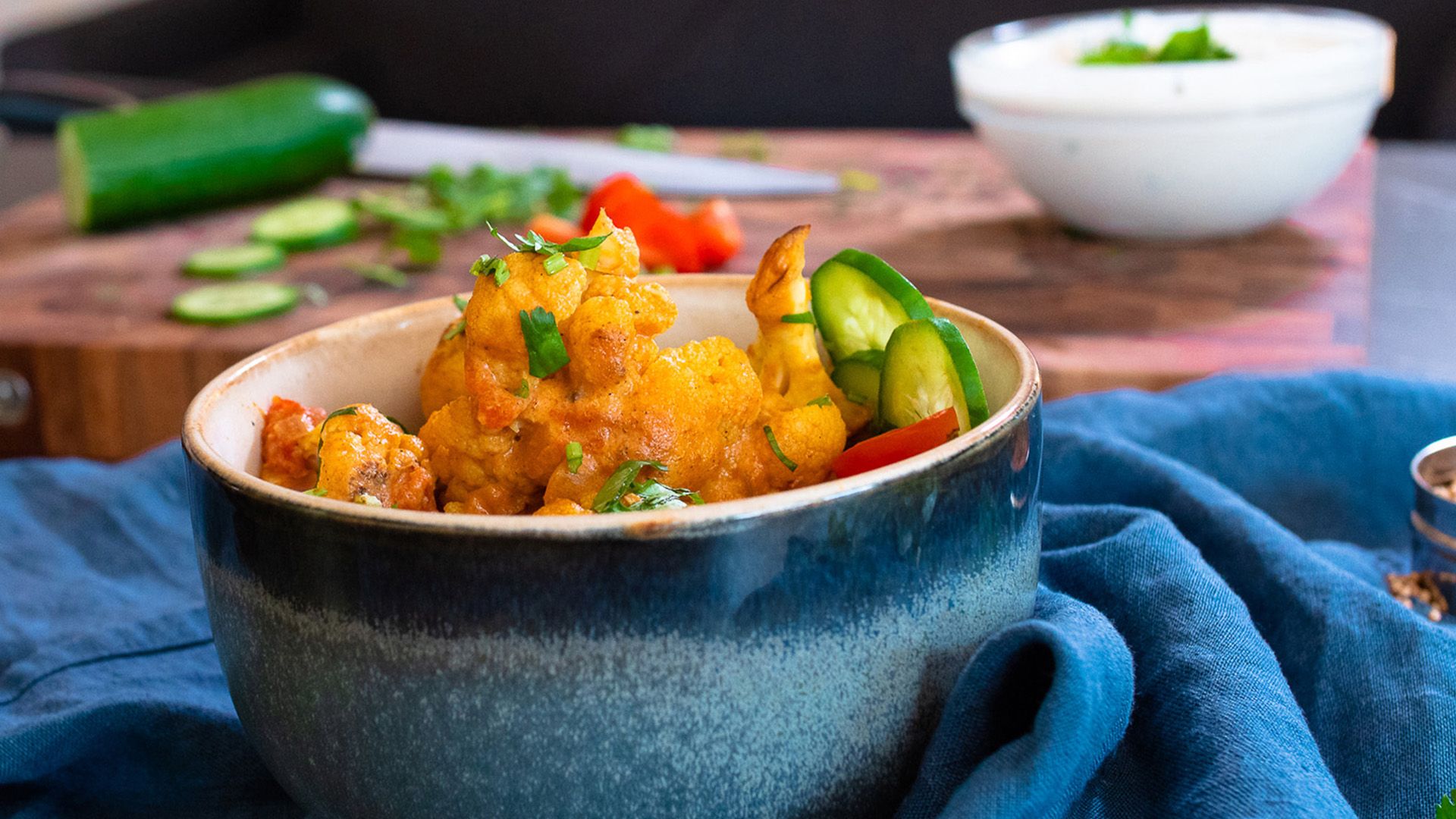 Günstiges Blumenkohl Curry, das alle lieben!