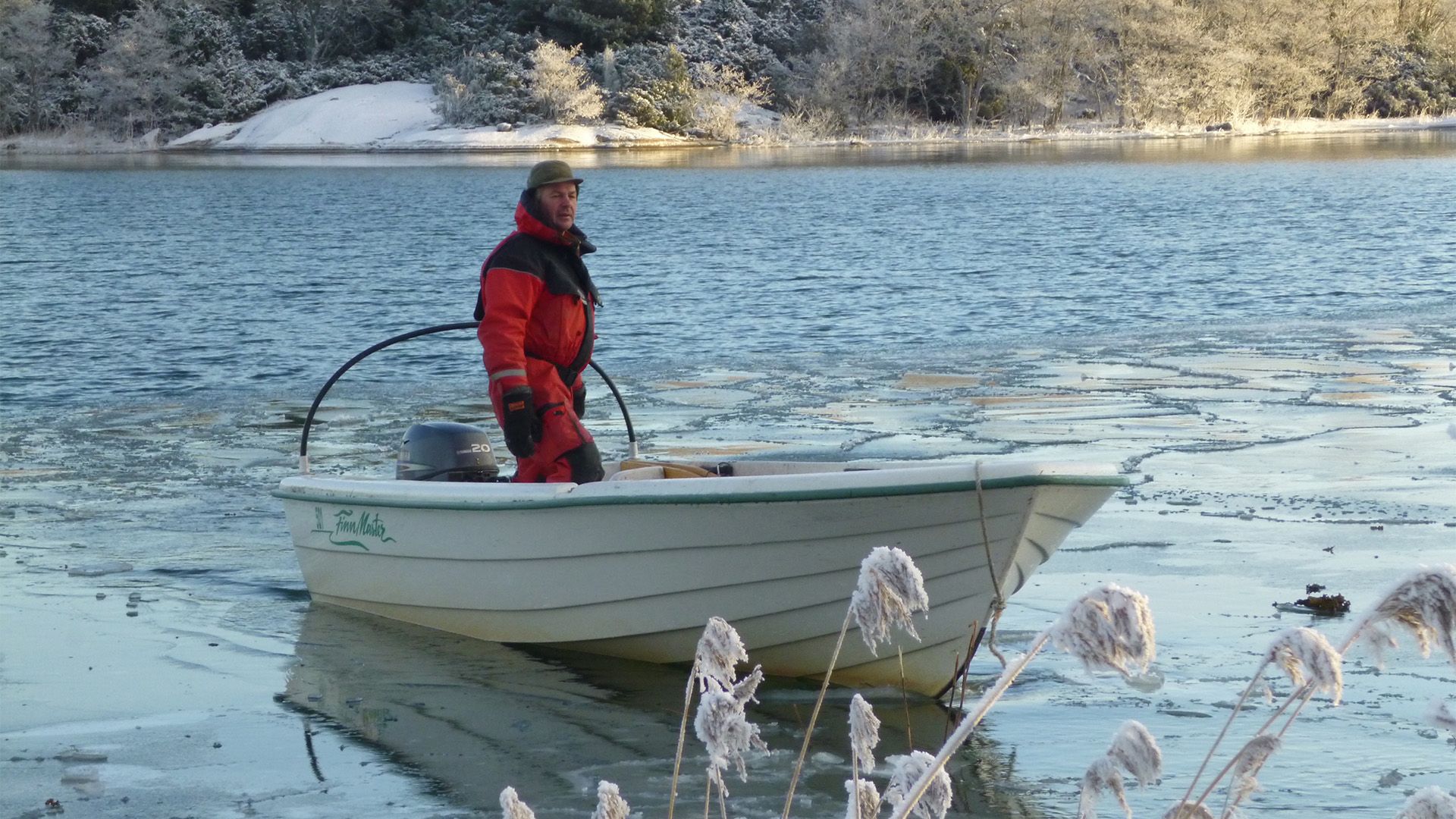 Åland-Archipel, warten auf das Eis