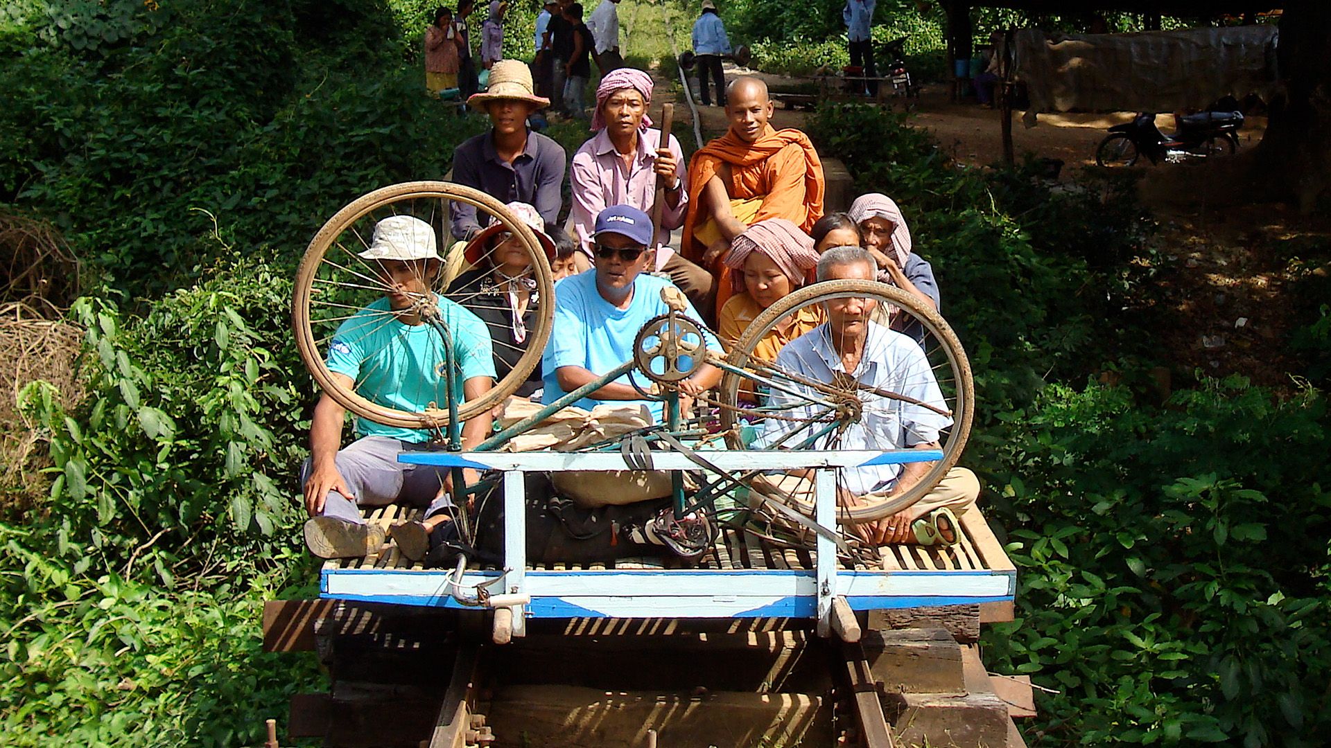 Die Bambusbahn von Kambodscha