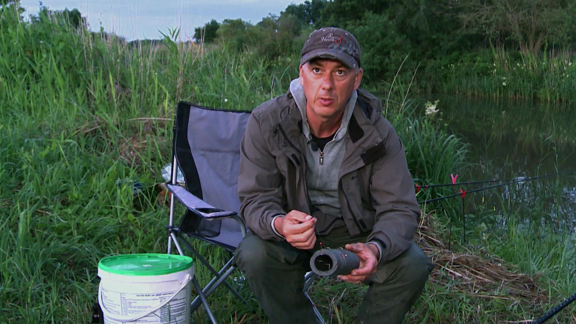 Aalangeln mit der Pose