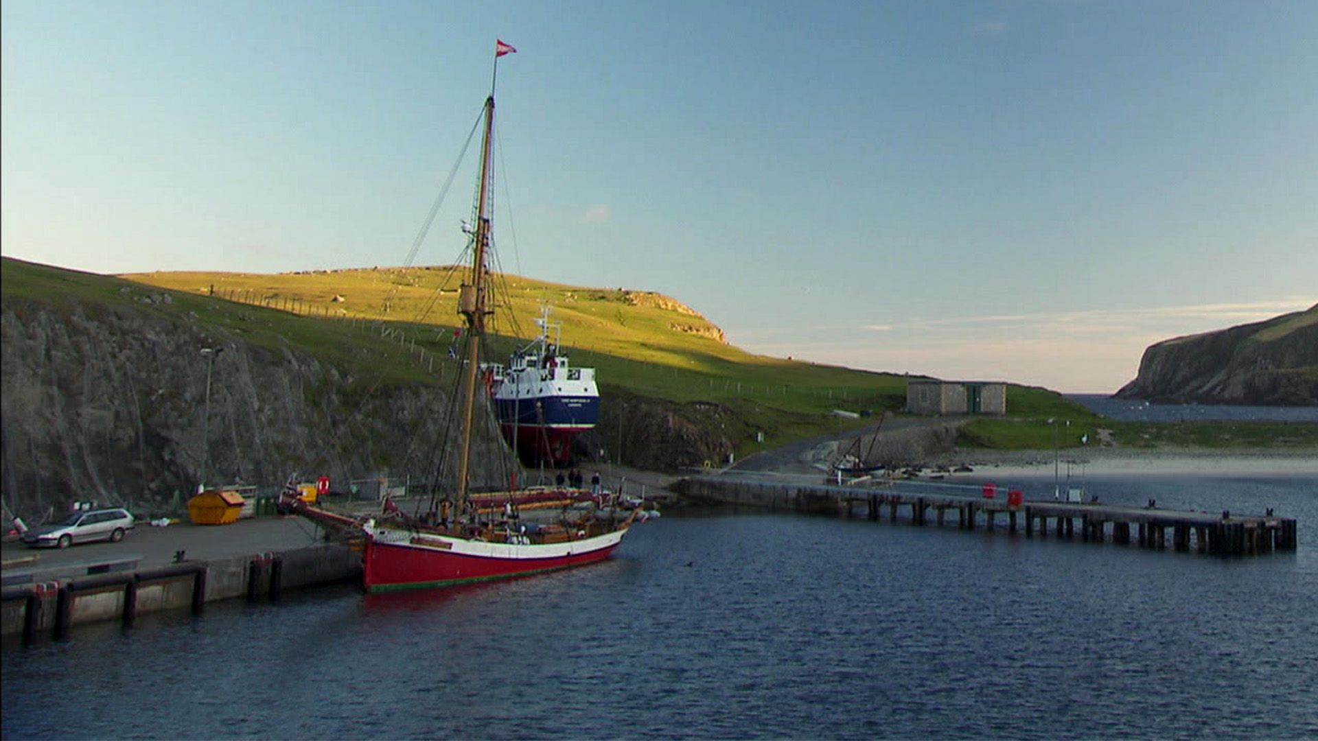 Raue See vor Schottlands Inseln