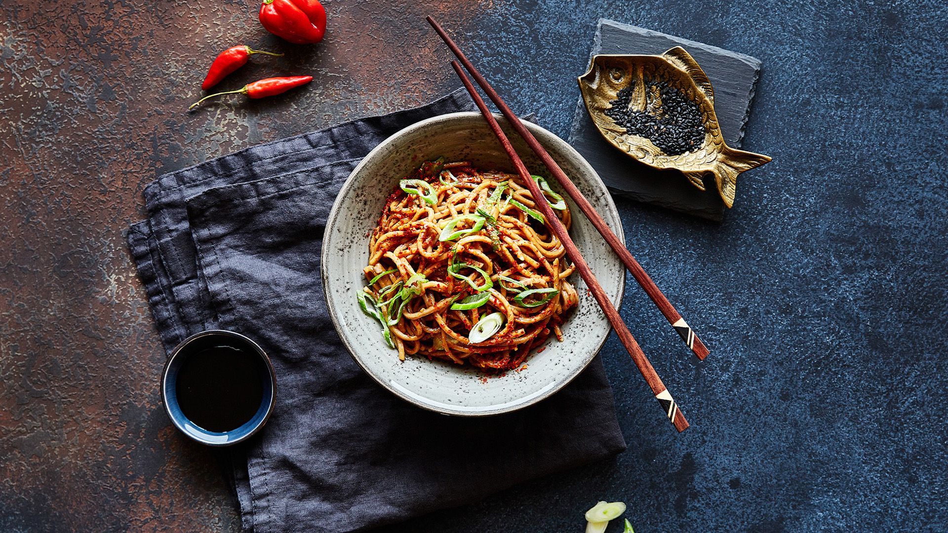 Asiatische Knoblauch-Nudeln, die immer funktionieren!