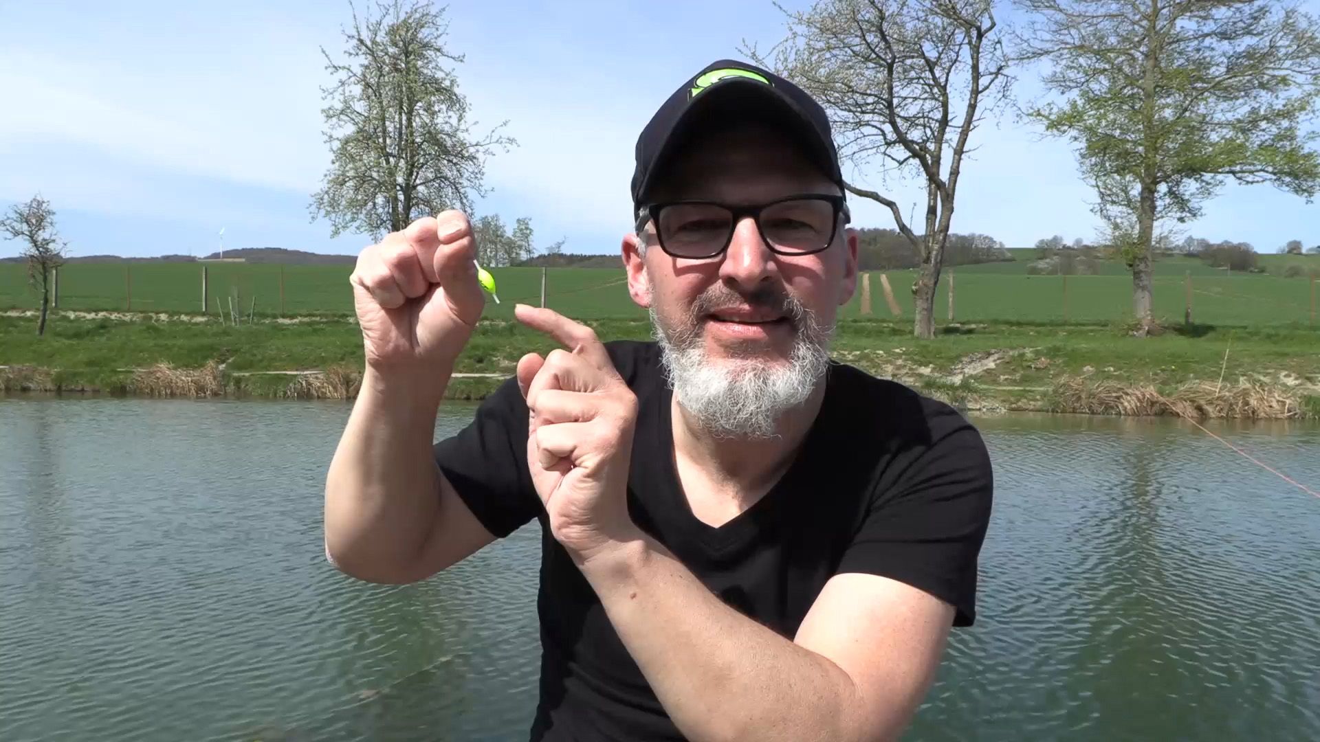 Angeln am Forellensee mit der Pilotkugel-Montage