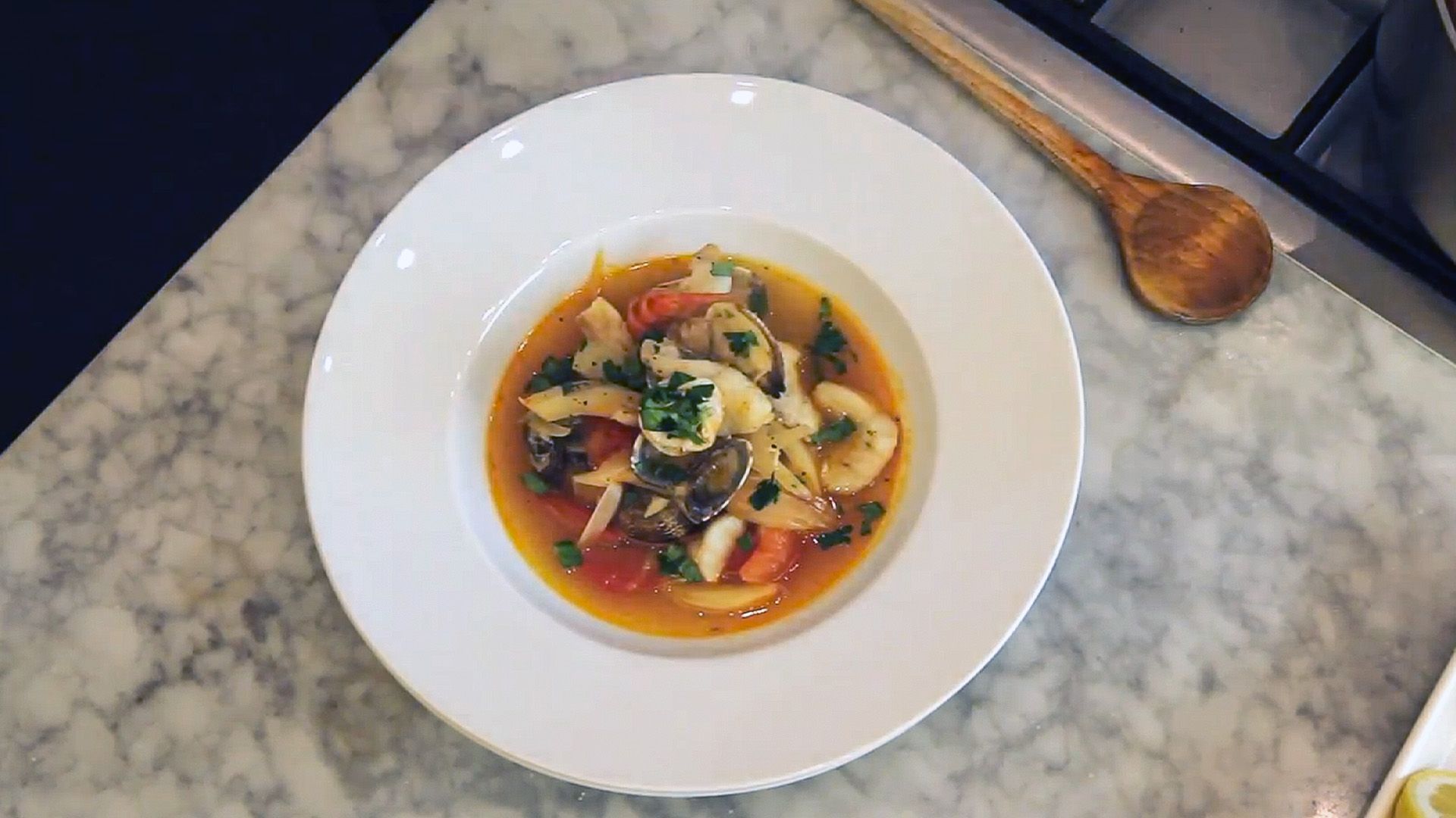 Bouillabaisse - Französische Fischsuppe