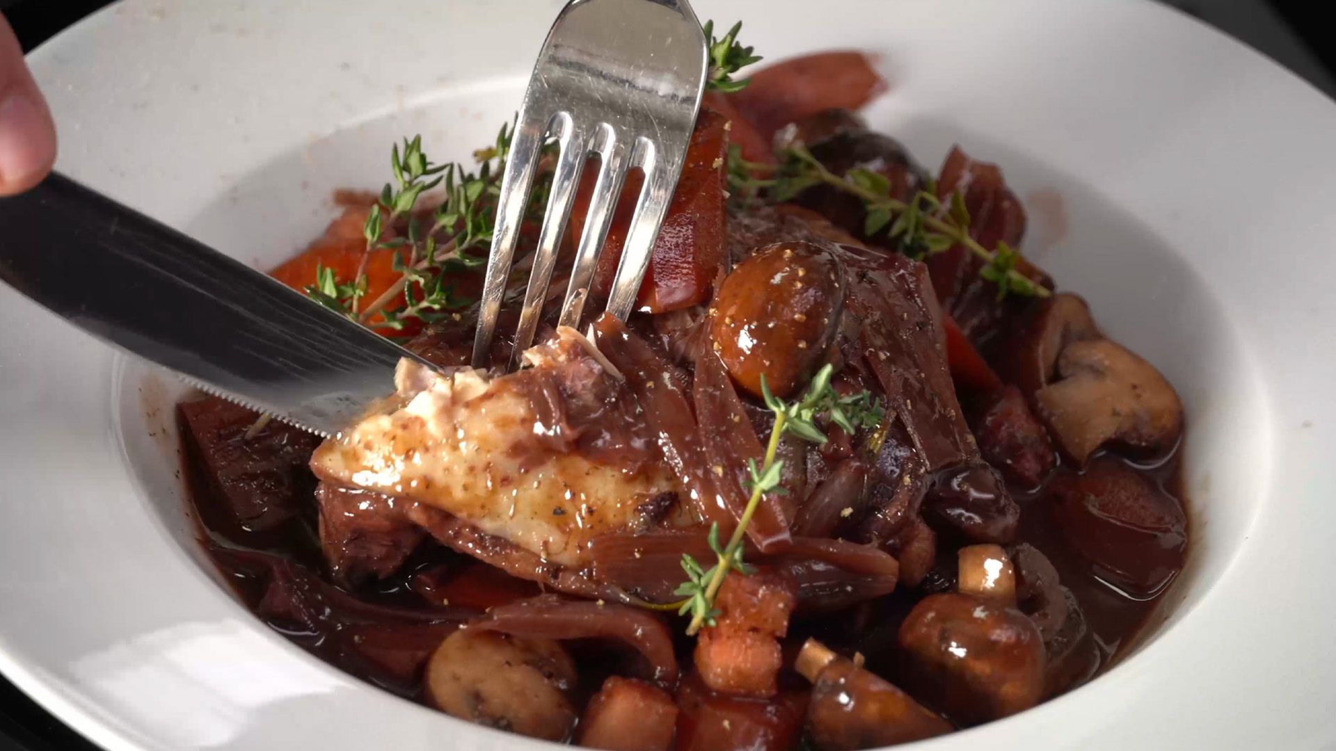 Coq au Vin - Ein feiner Klassiker