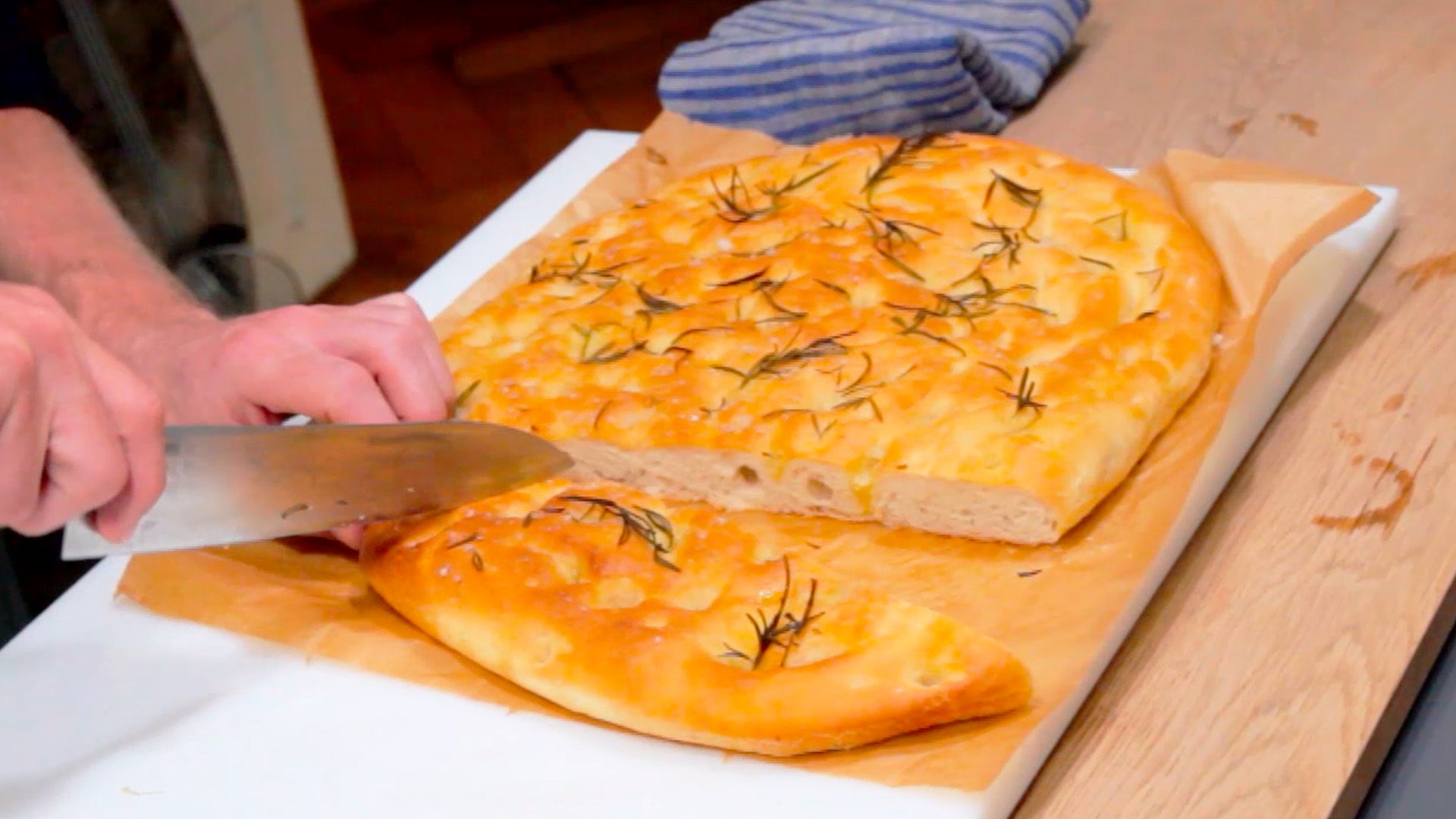 Rosmarin Focaccia ganz einfach