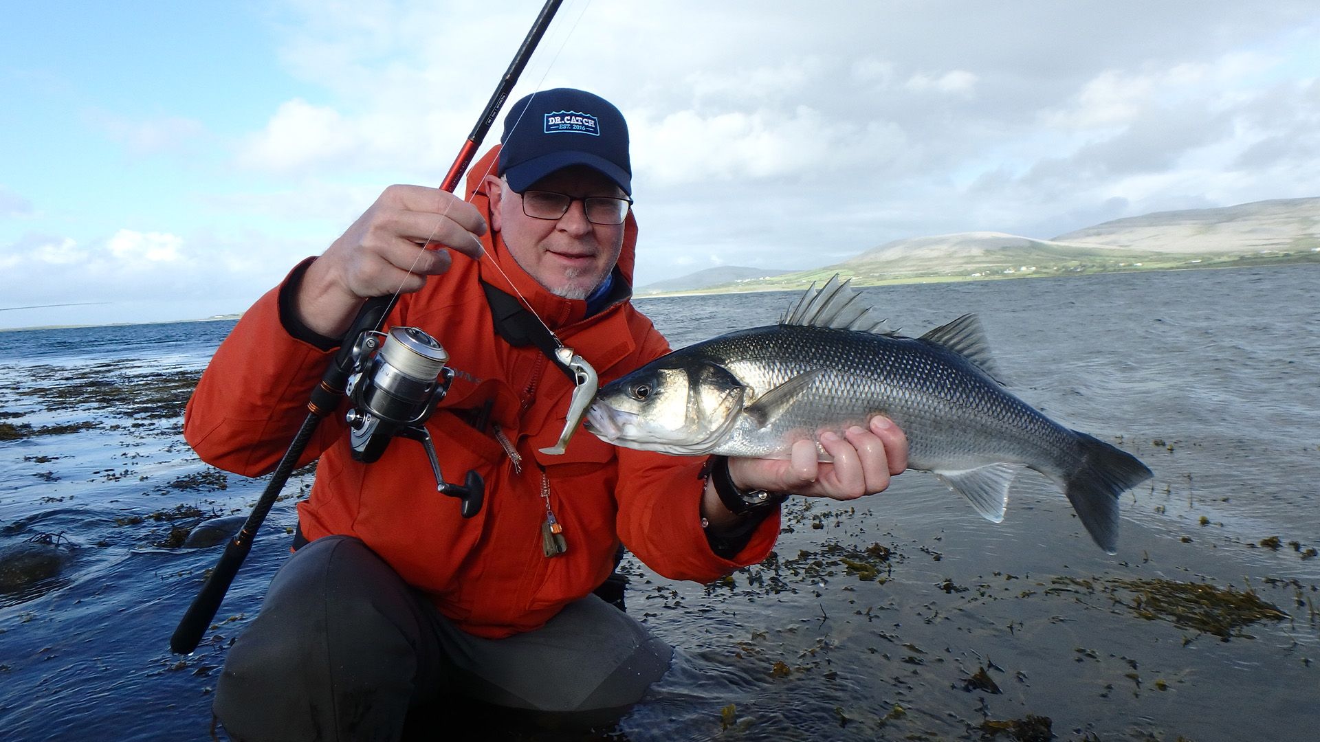 Wolfsbarsch Action am Wild Atlantic Way