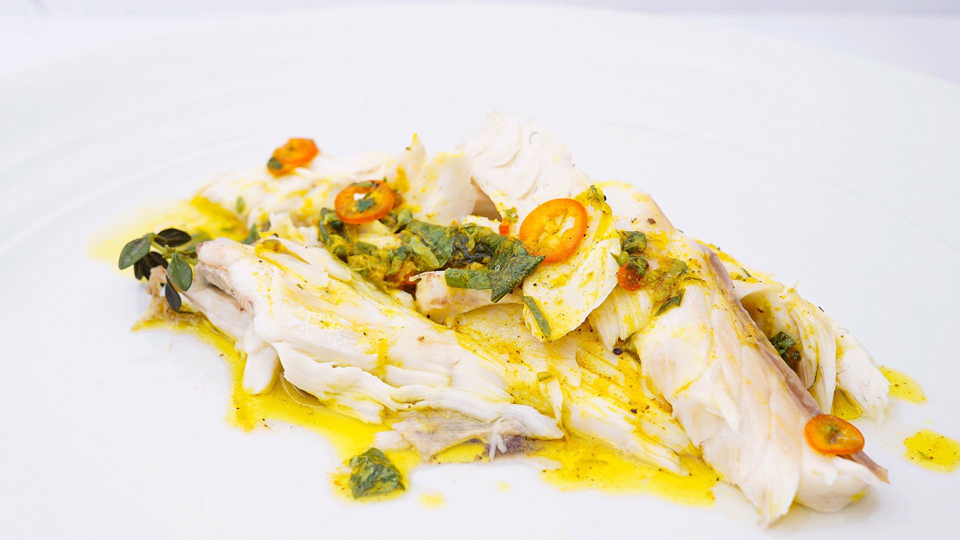 Wolfsbarsch in der Salzkruste