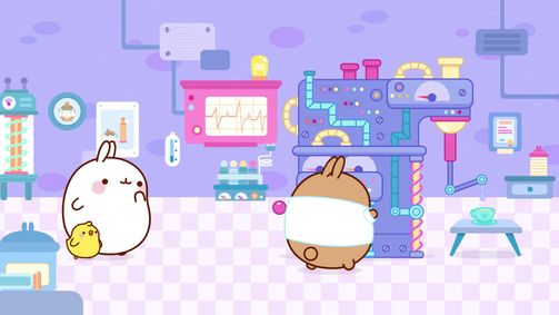 Molang Molang Folge 4: DAS MONSTER HINTER DEN BÄUMEN/MEIN ERSTER WEIHNACHTSBAUM/DAS PFERD/DER TRANK