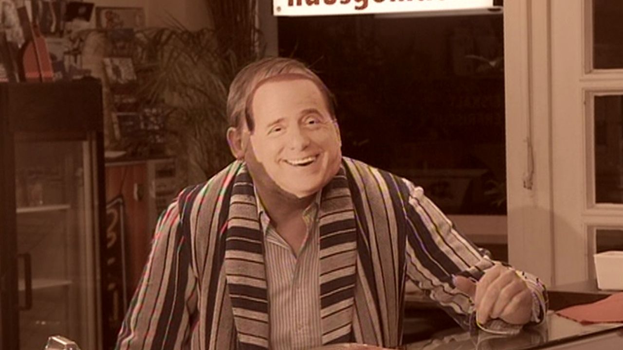 Berlusconi-Maske