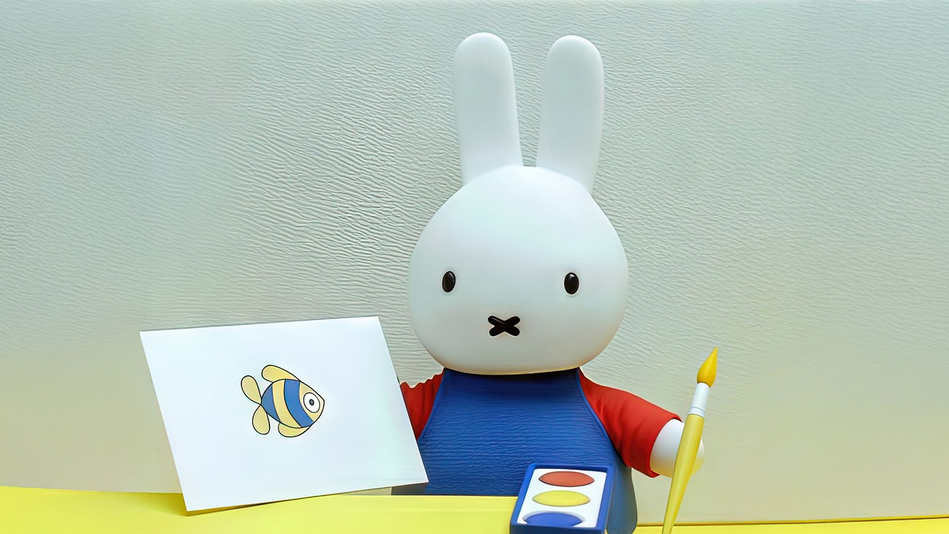 Miffy und die Bilderwand